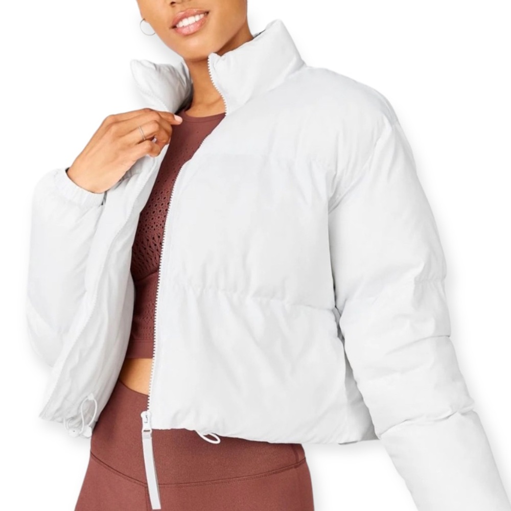 NWT Fabletics Wander Cropped Puffer Jacket S/6